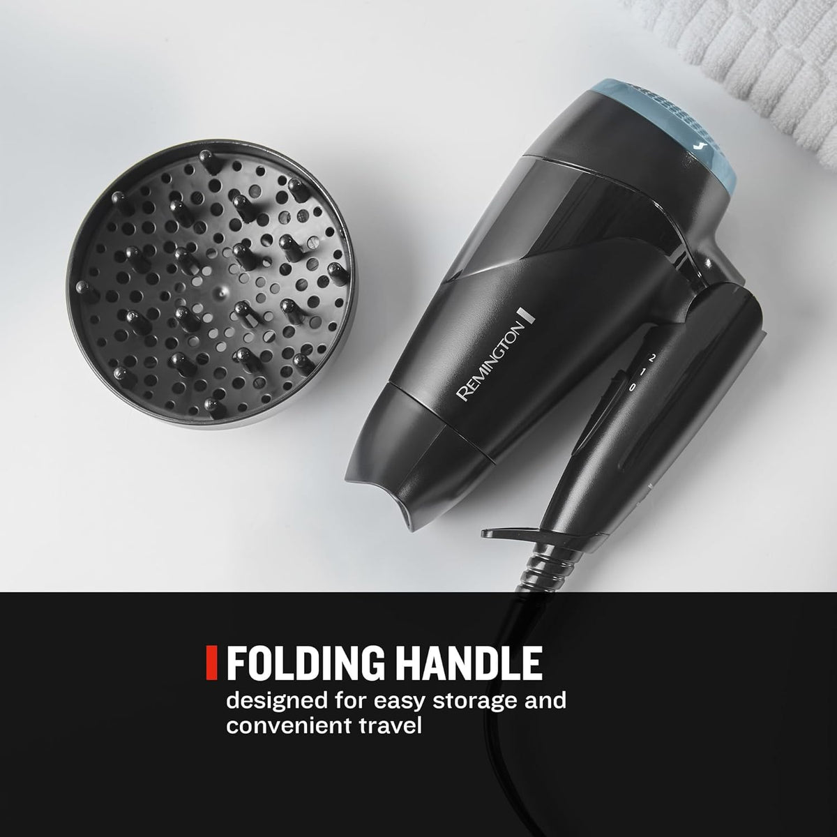 Remington On The go Compact Travel Hair Dryer
