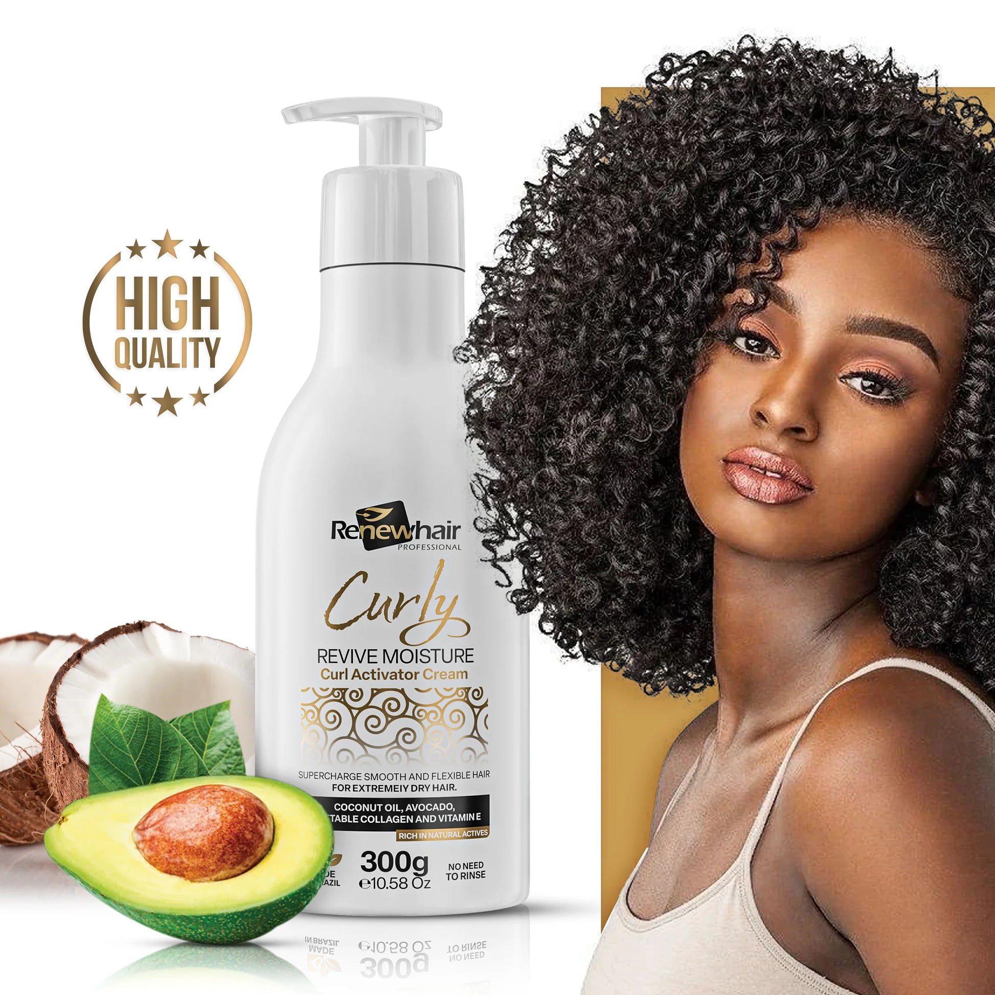 Renew Hair Curly Revive Moisture Curly Activator Cream 300g