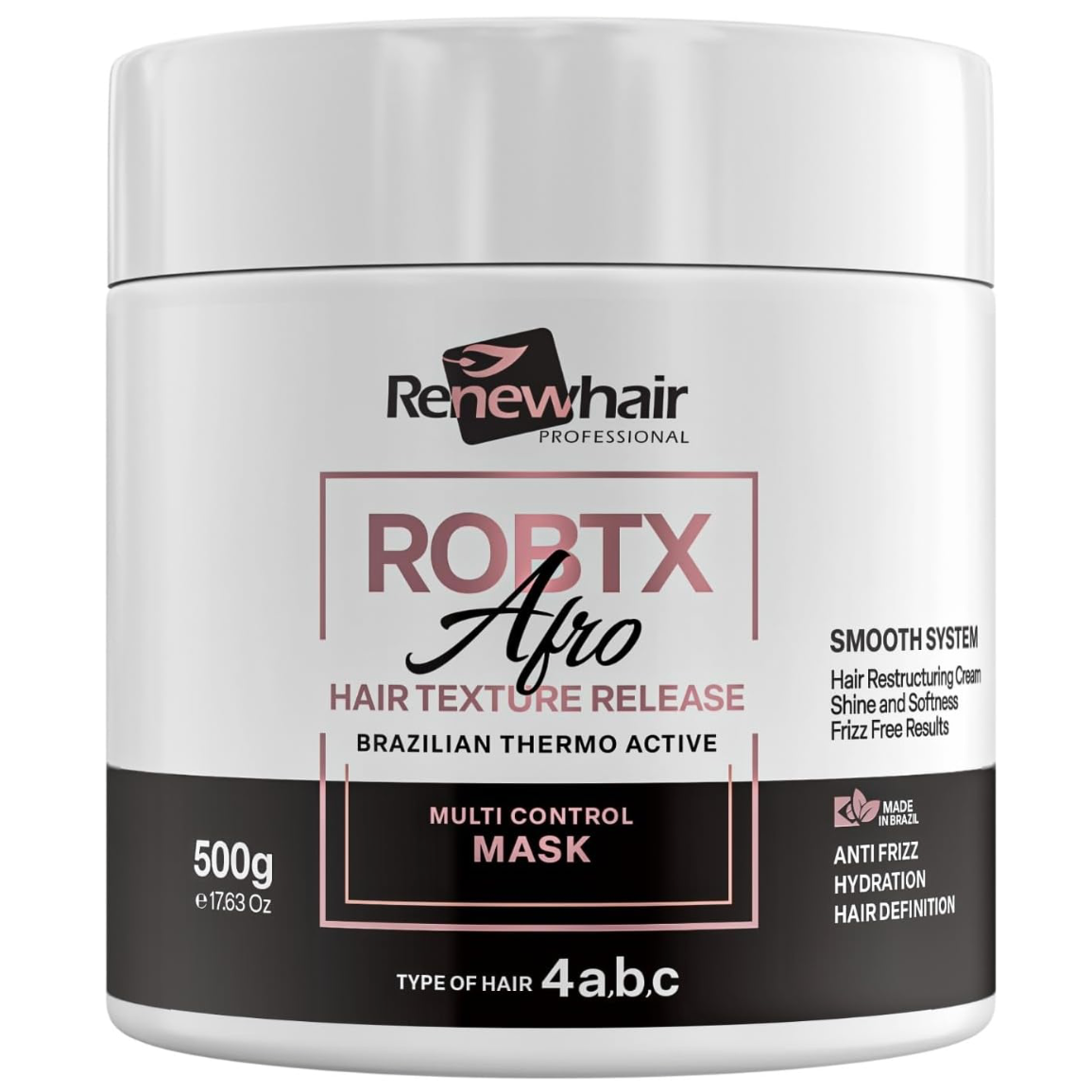Renew Hair ROBTX Afro Hair Texture Release Brazilian Thermo Active Mask