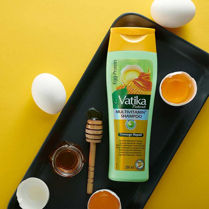 Dabur Vatika Naturals Eggprotein Multivitamin+ Shampoo 400ml