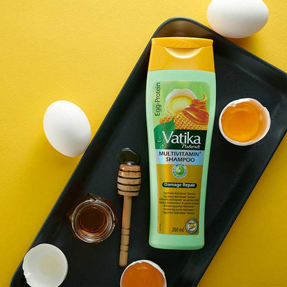 Dabur Vatika Naturals Eggprotein Multivitamin+ Shampoo 400ml