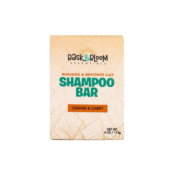Bask & Bloom Rhassoul & Bentonite Clay Shampoo Bar 4oz