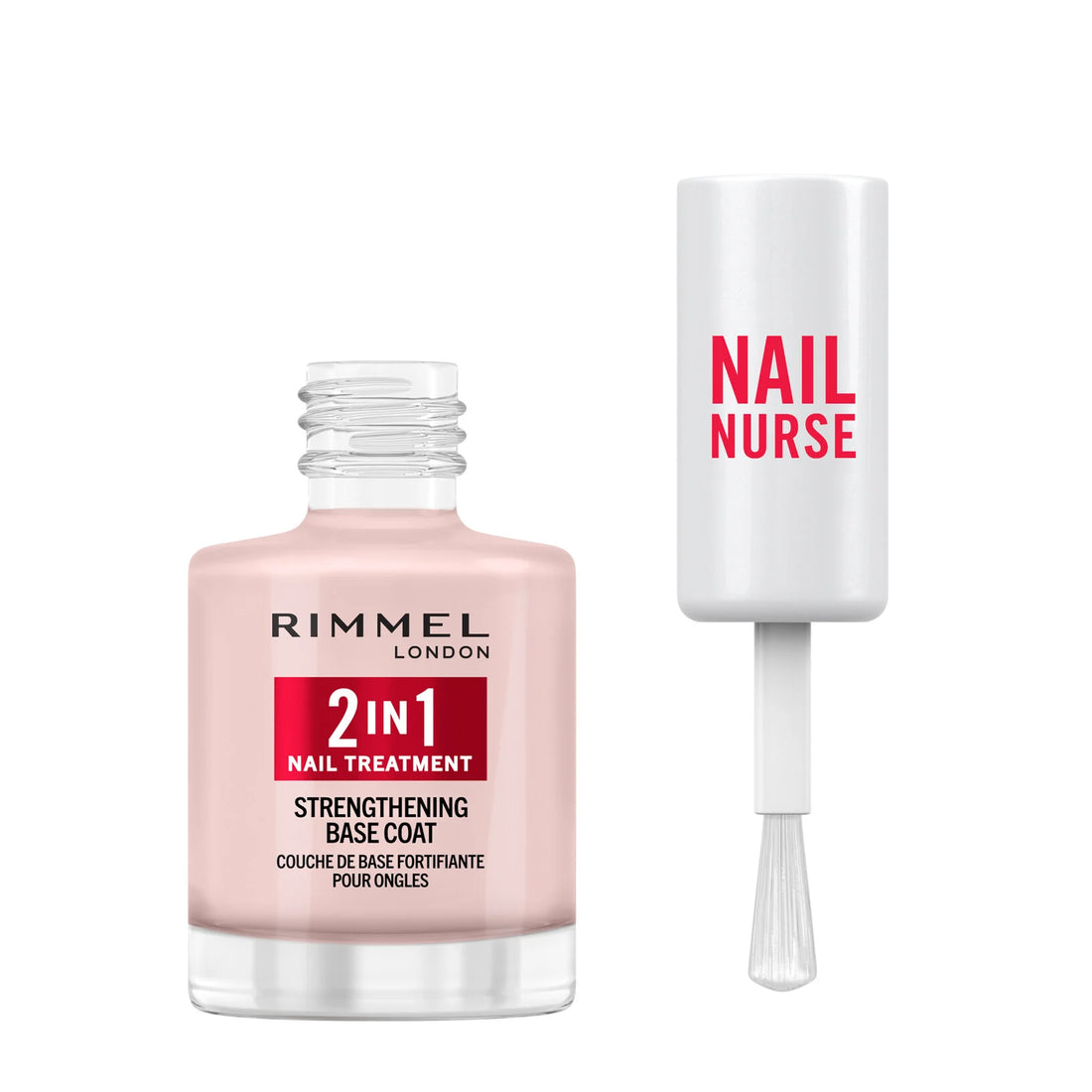 Rimmel London Nail Nurse 2 In 1 Strengthening Base Coat 12ml