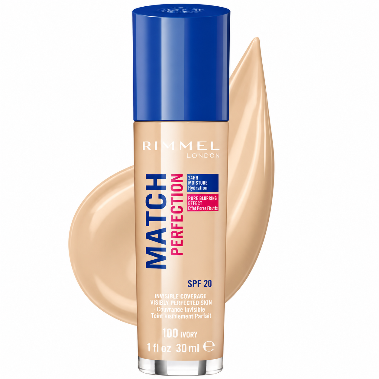 Rimmel London Match Perfection Foundation 100 Ivory