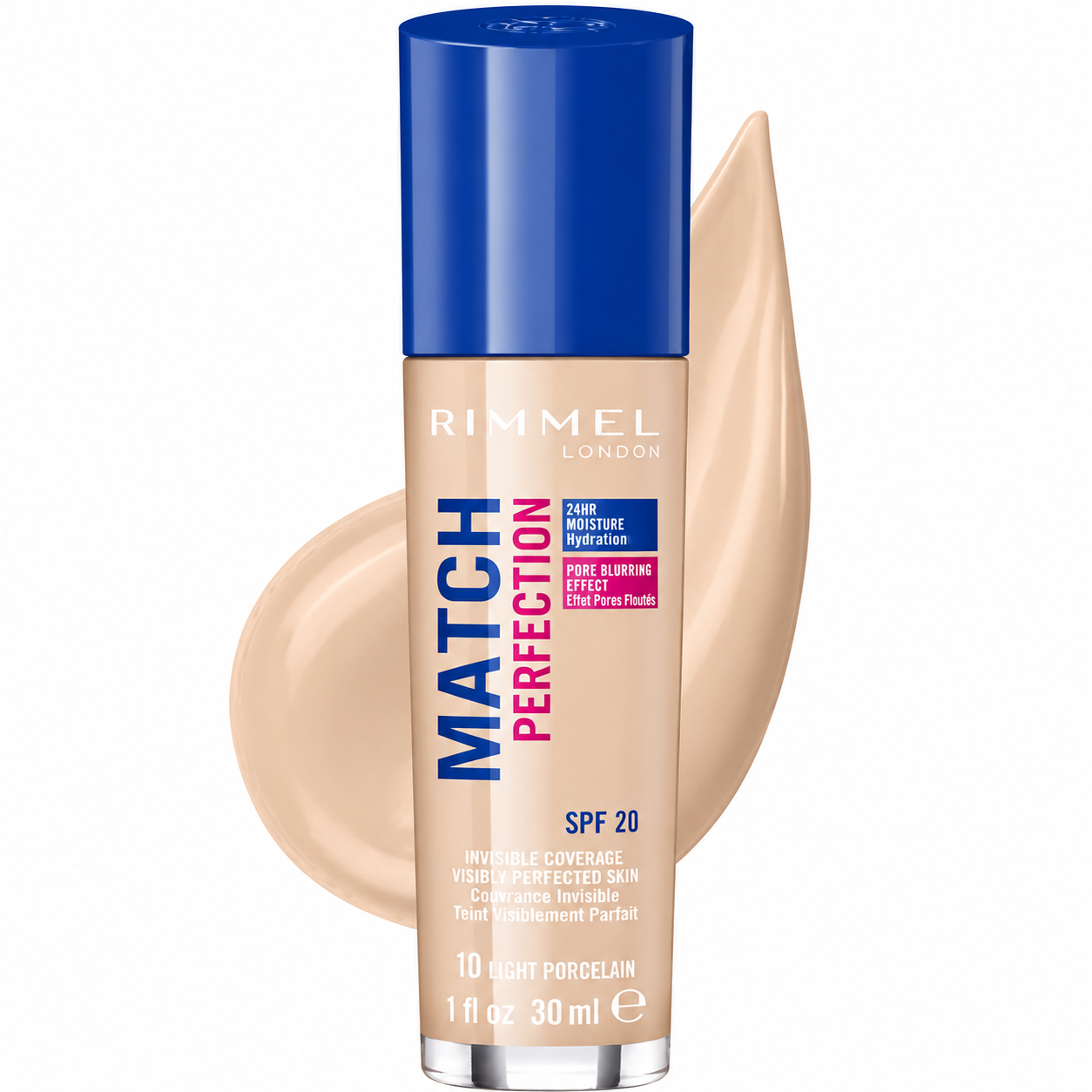 Rimmel London Match Perfection Foundation 10 Light Porcelain
