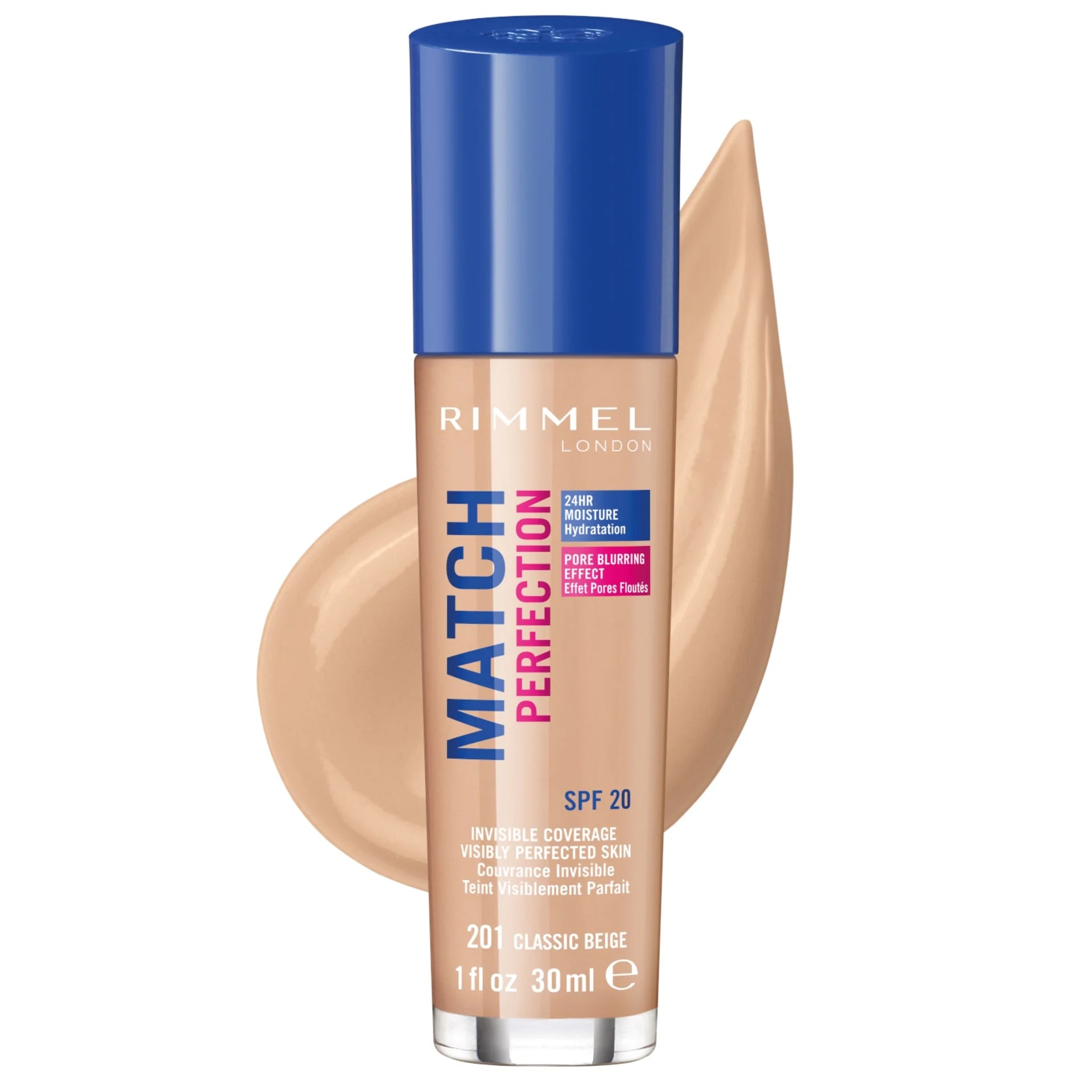Rimmel London Match Perfection Foundation 201 Classic Beige