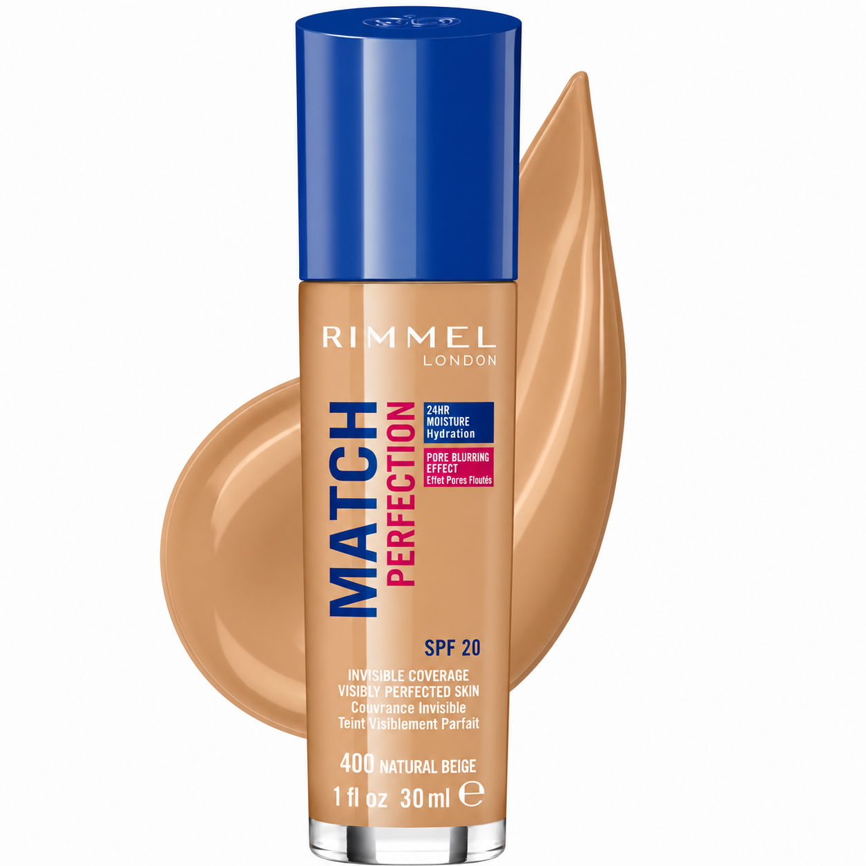 Rimmel London Match Perfection Foundation 400 Natural Beige