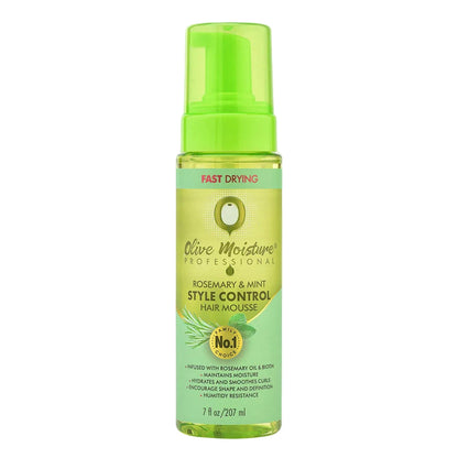 Olive Moisture Rosemary And Mint Style Control Hair Mousse 207ml