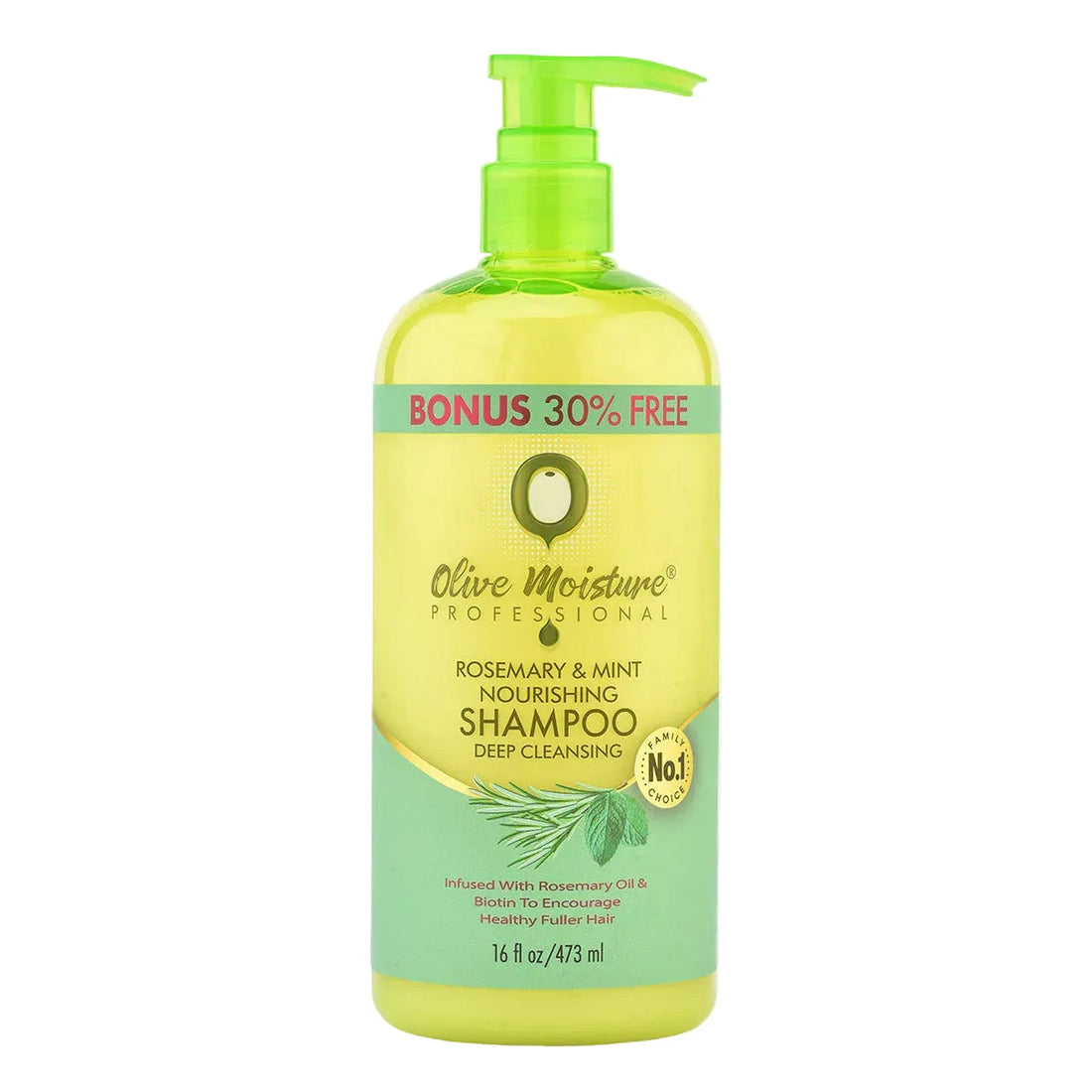 Olive Moisture Rosemary &amp; Mint Nourishing Shampoo Deep Cleansing 473ml