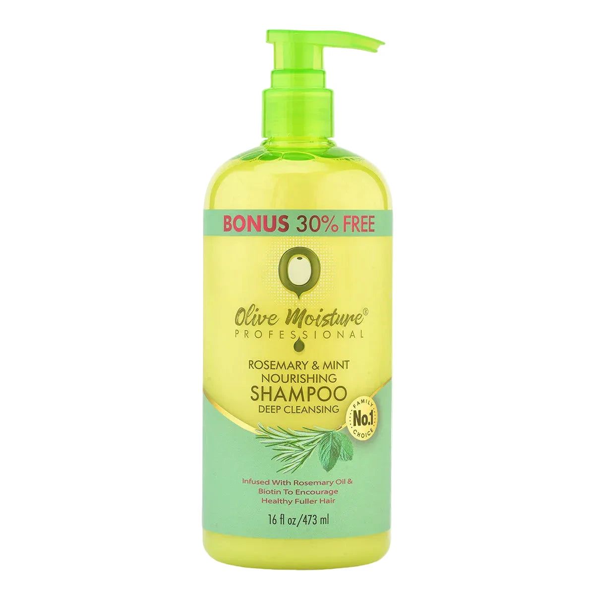 Olive Moisture Rosemary &amp; Mint Nourishing Shampoo Deep Cleansing 473ml