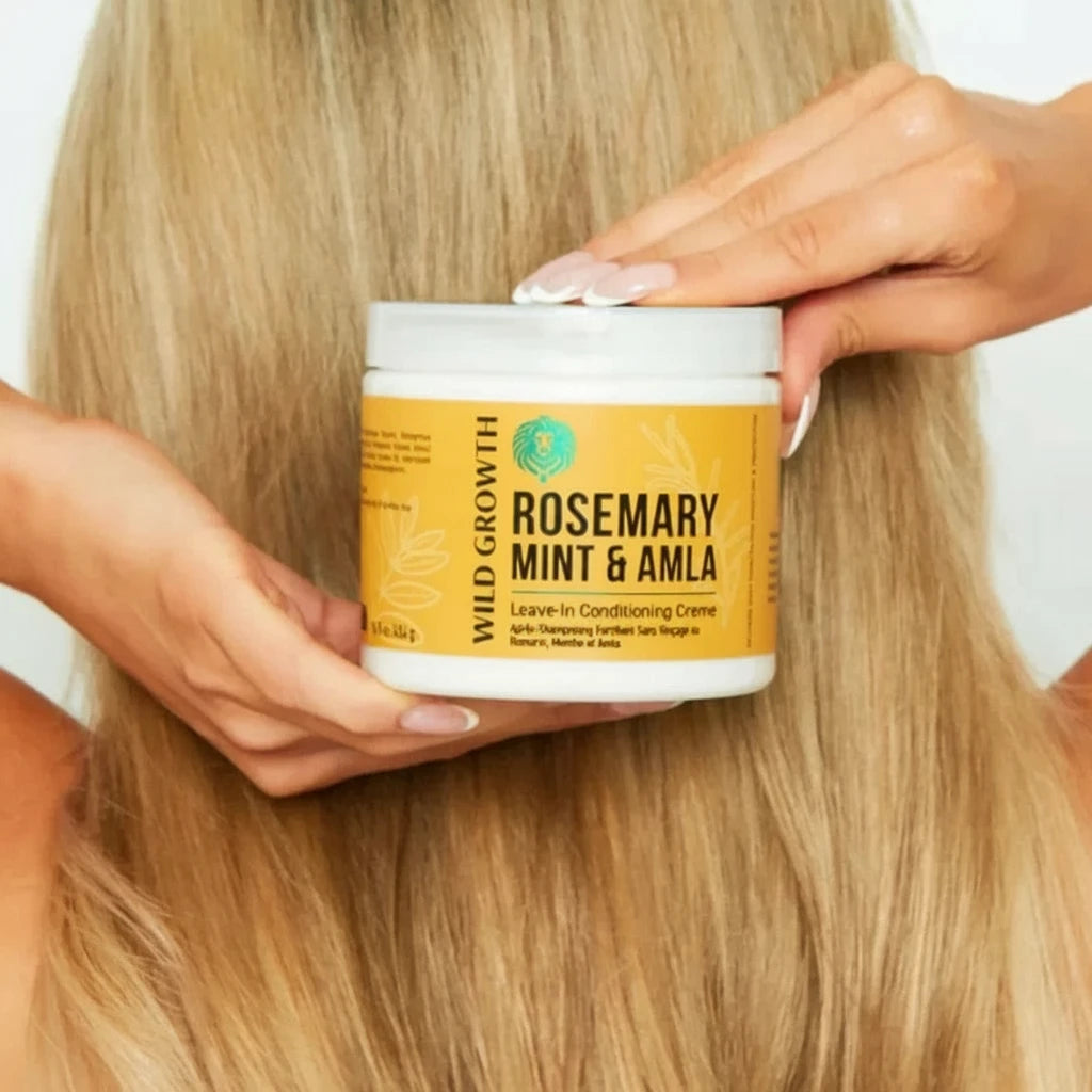 Wild Growth Rosemary Mint &amp; Amla Strengthening Leave in Conditioning Creme