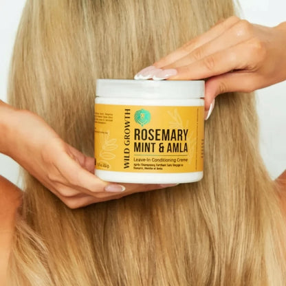 Wild Growth Rosemary Mint &amp; Amla Strengthening Leave in Conditioning Creme