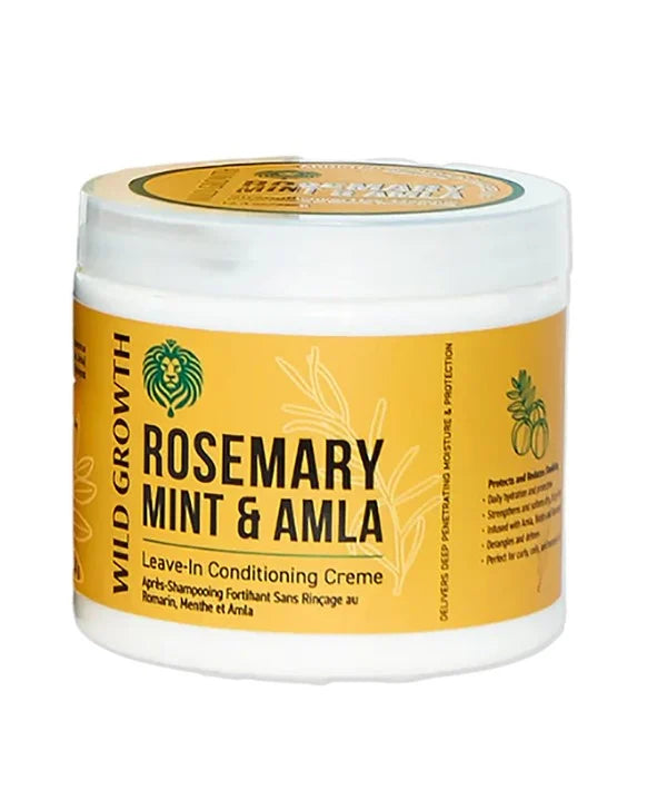 Wild Growth Rosemary Mint &amp; Amla Strengthening Leave in Conditioning Creme