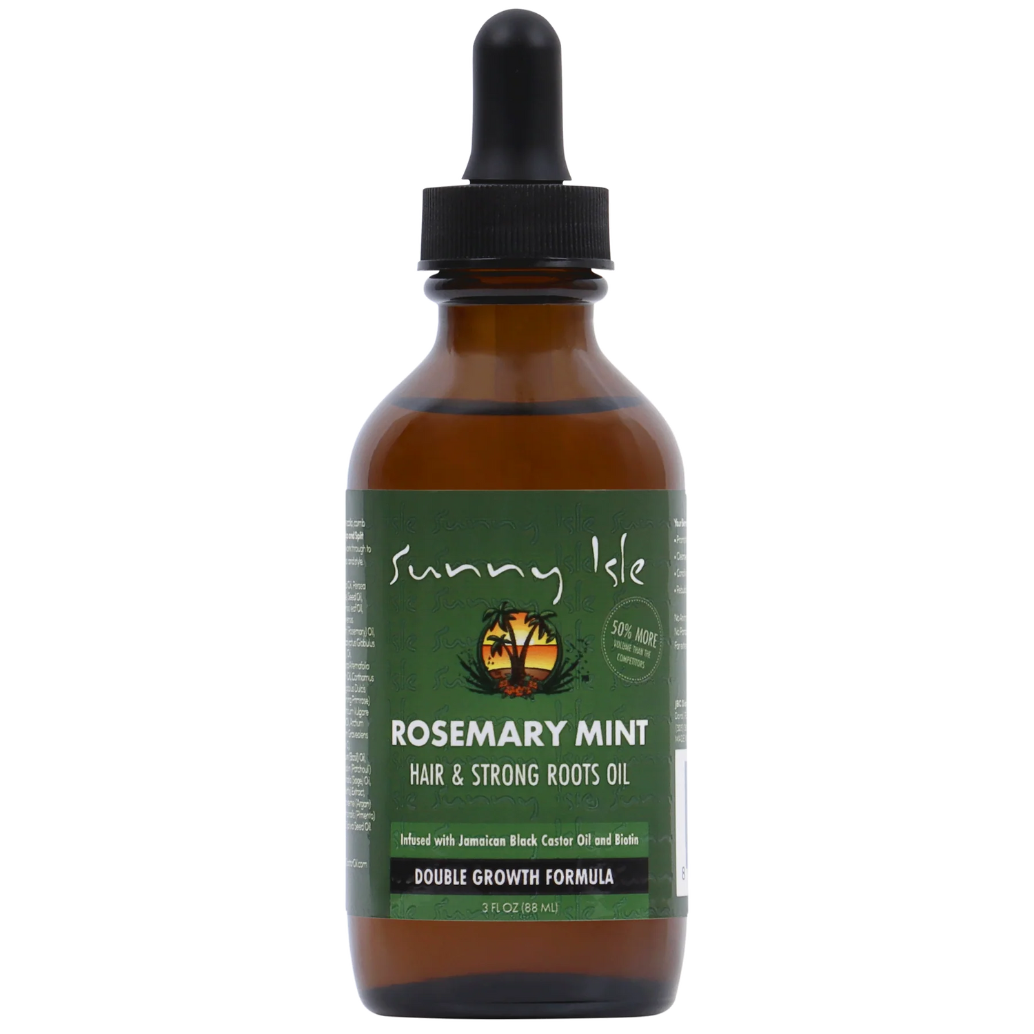 Sunny Isle Rosemary Mint Hair &amp; Strong Roots Oil 3oz