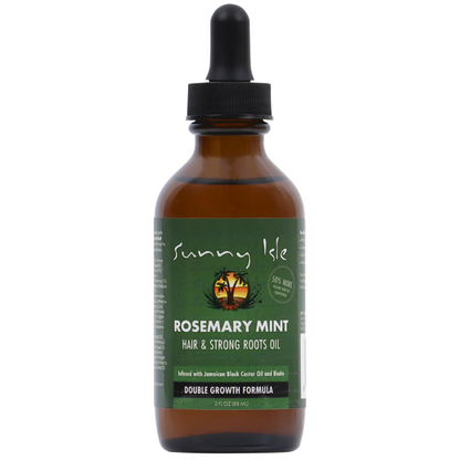 Sunny Isle Rosemary Mint Hair &amp; Strong Roots Oil 3oz