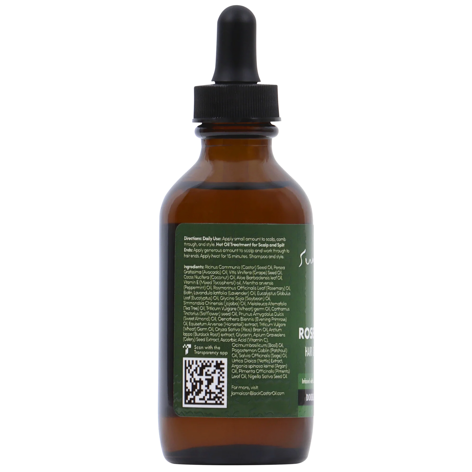 Sunny Isle Rosemary Mint Hair &amp; Strong Roots Oil 3oz