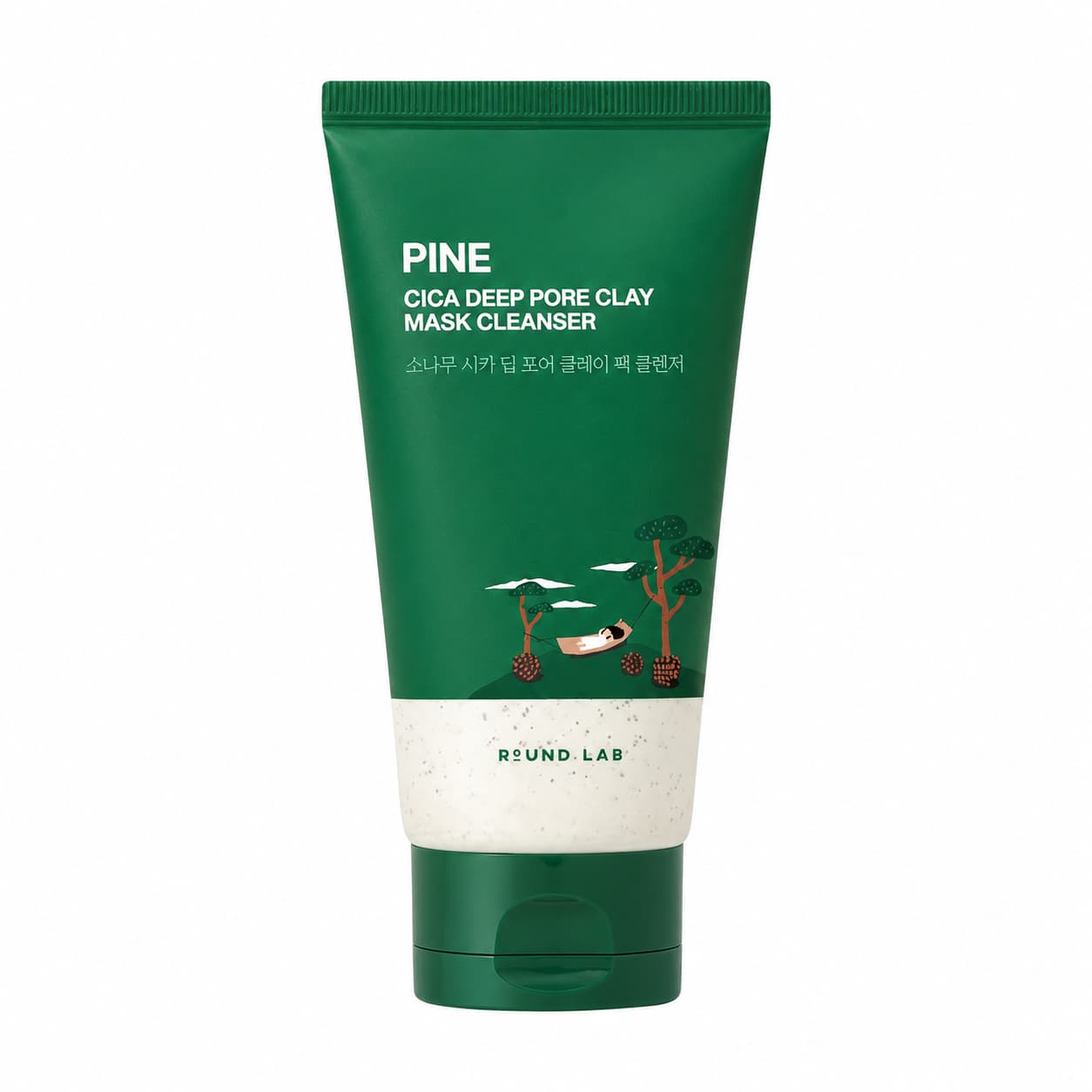 Round Lab Pine Cica Deep Pore Clay Mask Cleanser 150ml