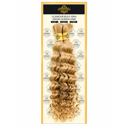 Rush Brazilian Glamour Virgin Gold 100% Human Hair Deep Wave Bulk 16"