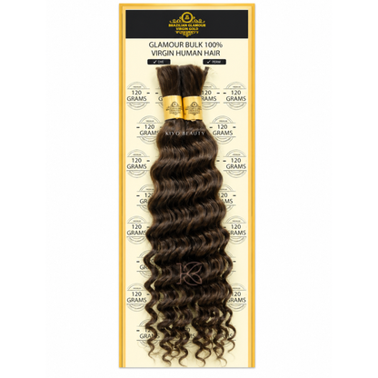 Rush Brazilian Glamour Virgin Gold 100% Human Hair Deep Wave Bulk 16"