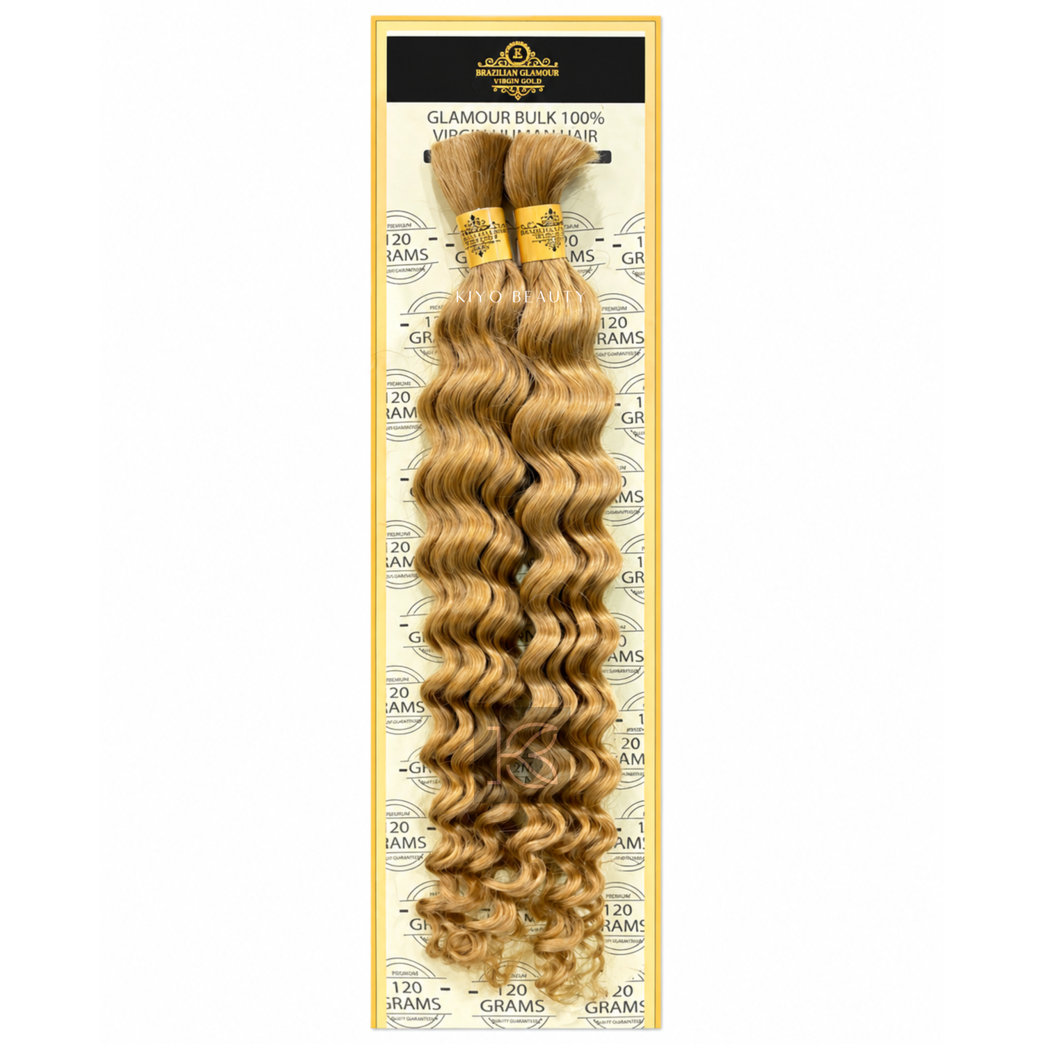 Rush Brazilian Glamour Virgin Gold 100% Human Hair Deep Wave Bulk 22"