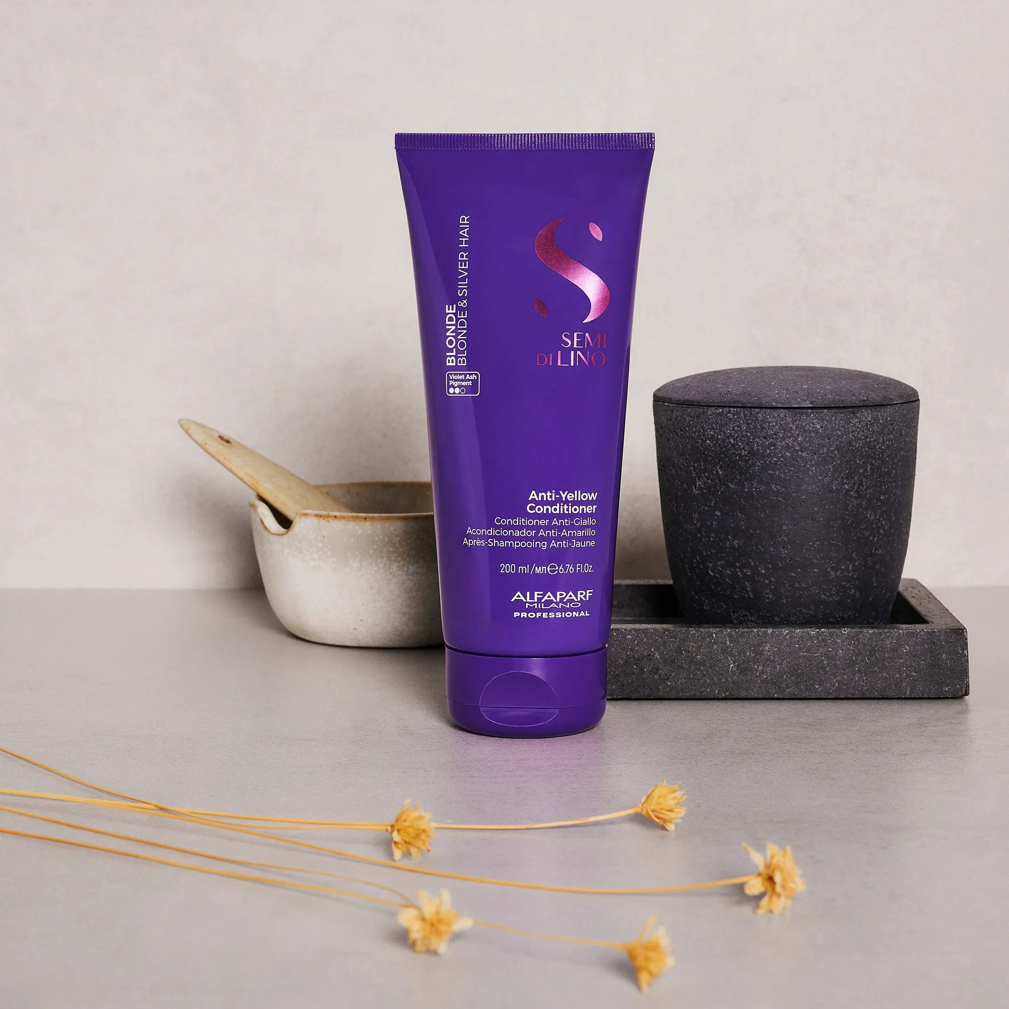 Alfaparf Milano Semi Di Lino Blonde Anti-Yellow Conditioner 200ml