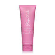 Pink tube of 'Rizzas Curl Strong Hold Gel' on a white background