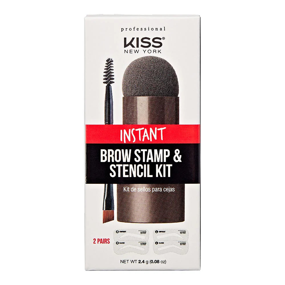 Kiss New York Instant Brow Stamp &amp; Stencil Kit
