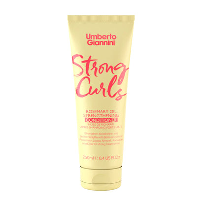 Umberto Giannini Strong Curls Rosemary Oil Conditioner 250ml