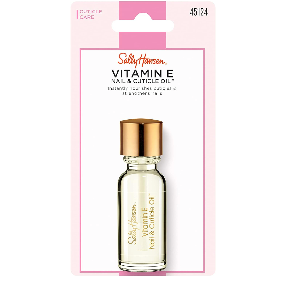 Sally Hansen Vitamin E Nail & Cuticle Oil 13.3ml in packet