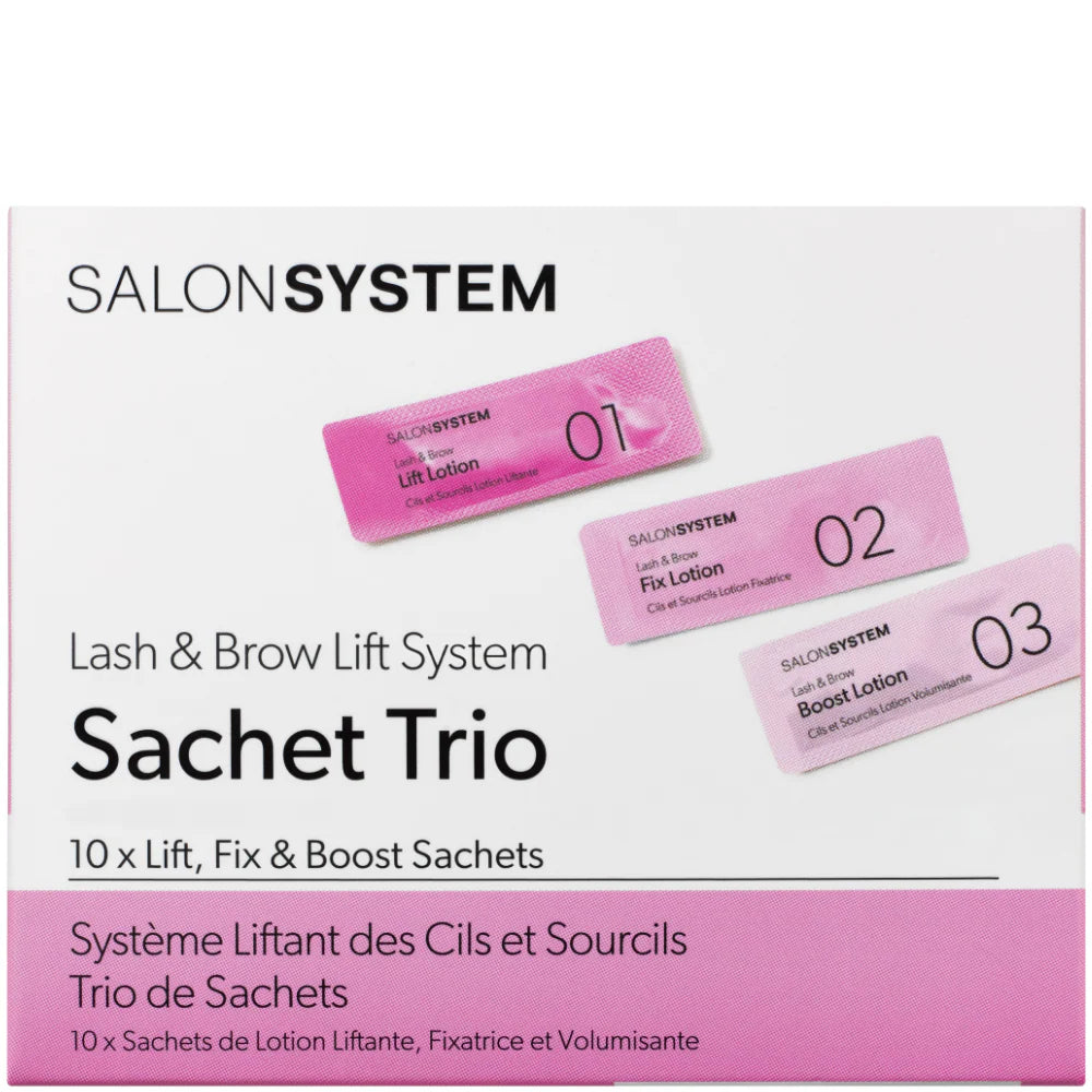 Salon System Lash &amp; Brow Lift Sachet Trio Set