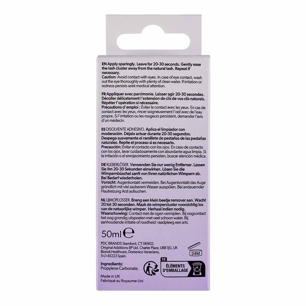 Salon System Individuals Lash Remover 50ml back of box