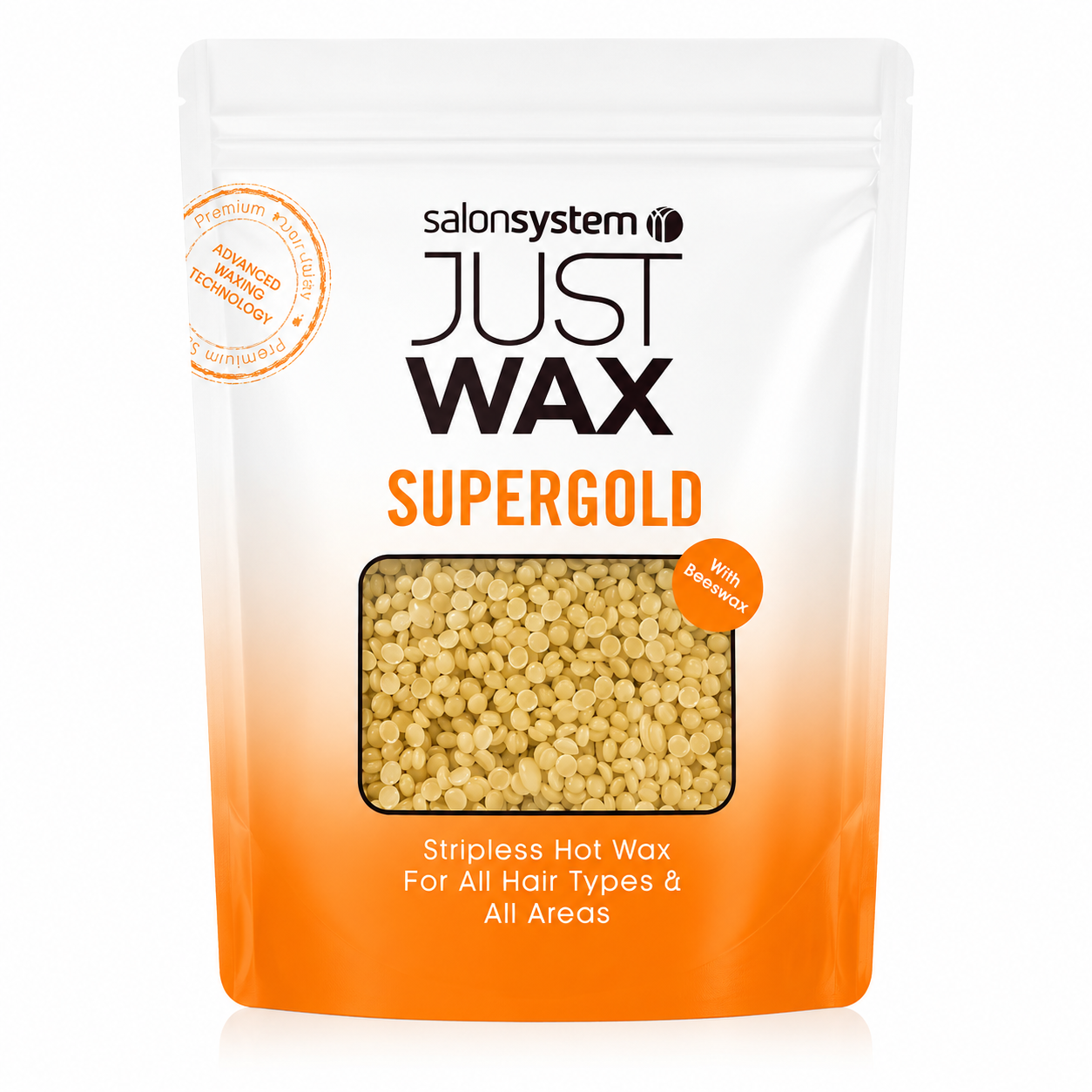 Salon System Just Wax Supergold Stripless Hot Wax 700g