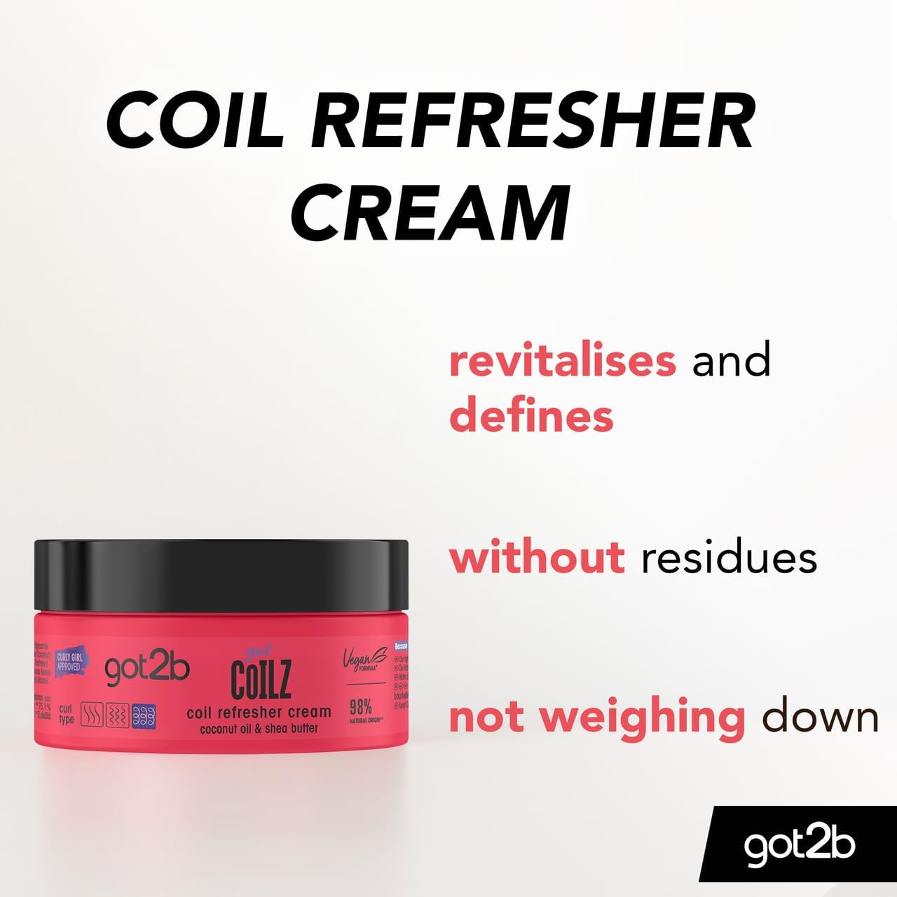 Schwarzkopf Got2b Coilz Coil Refresher Cream 200ml Benefits