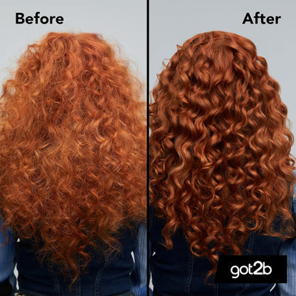 Schwarzkopf Got2b Curlz Defining Jelly 150ml before and after back