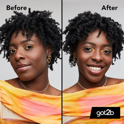Schwarzkopf Got2b Curlz Refreshing Dry Oil Mist 200ml before and after