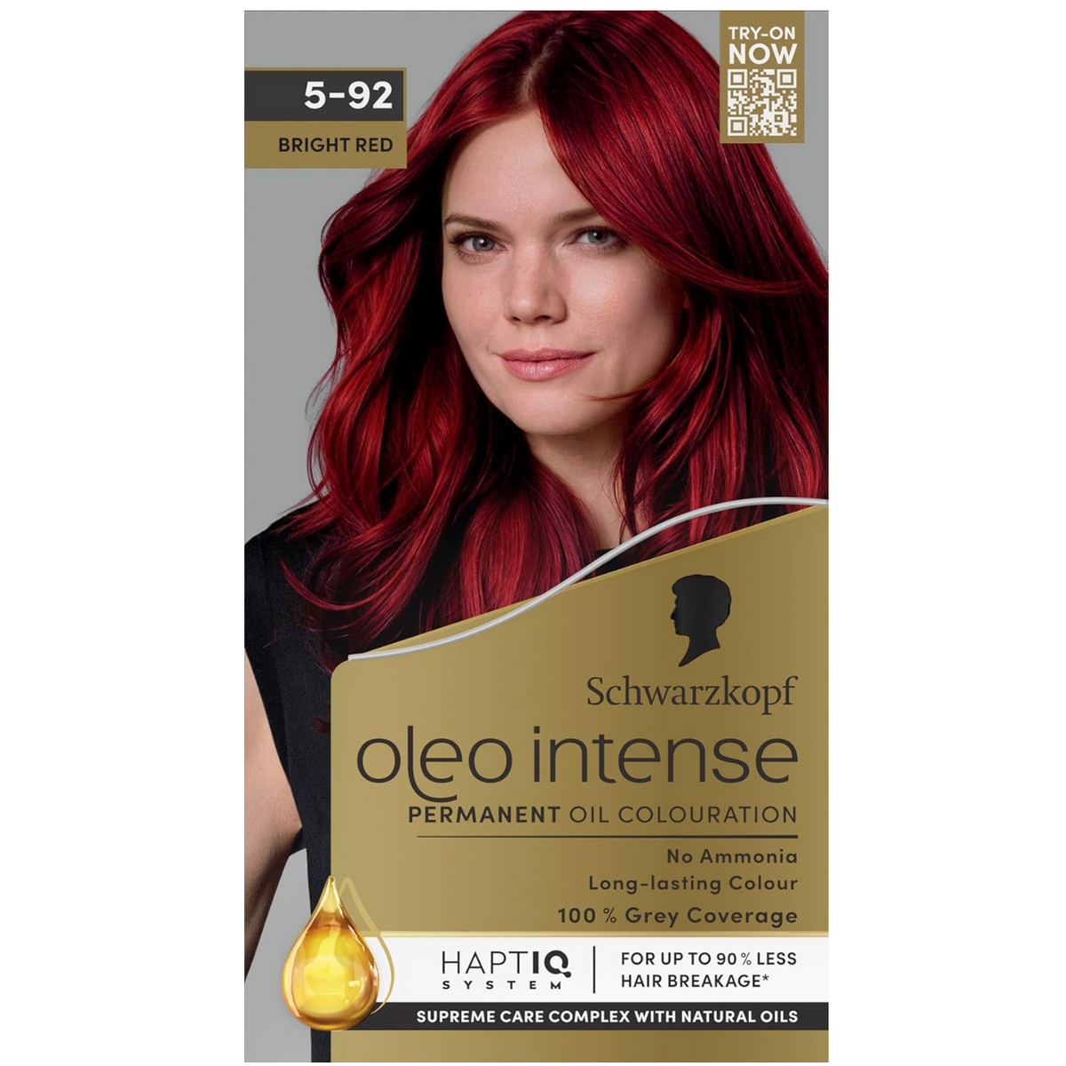 Schwarzkopf Oleo Intense Permanent Hair Dye 5-92 Bright Red