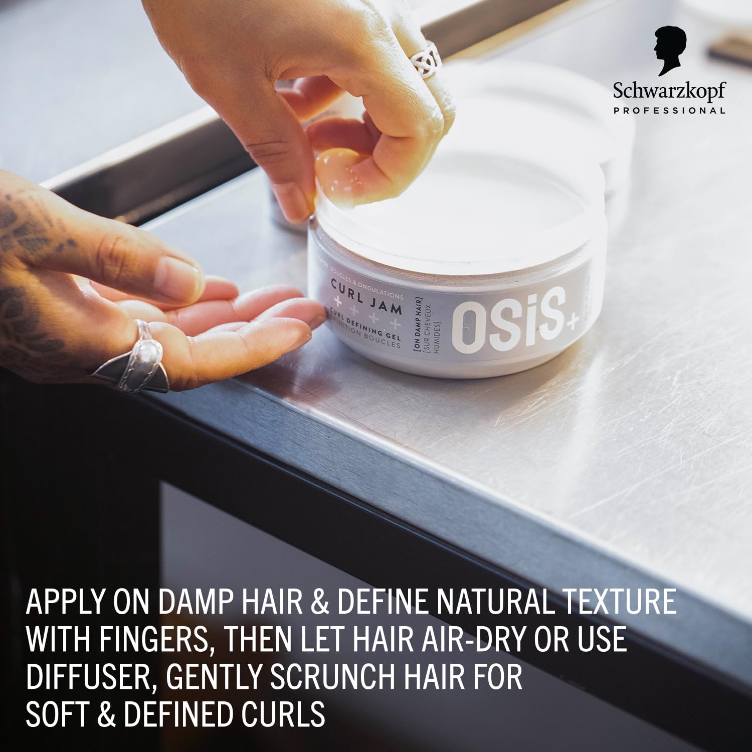 Schwarzkopf Professional Osis Curl Jam Curl Defining Gel 300ml how to use