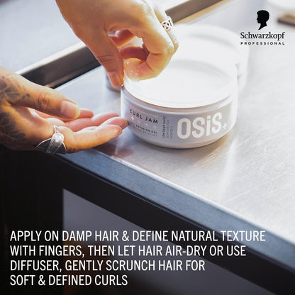 Schwarzkopf Professional Osis Curl Jam Curl Defining Gel 300ml how to use