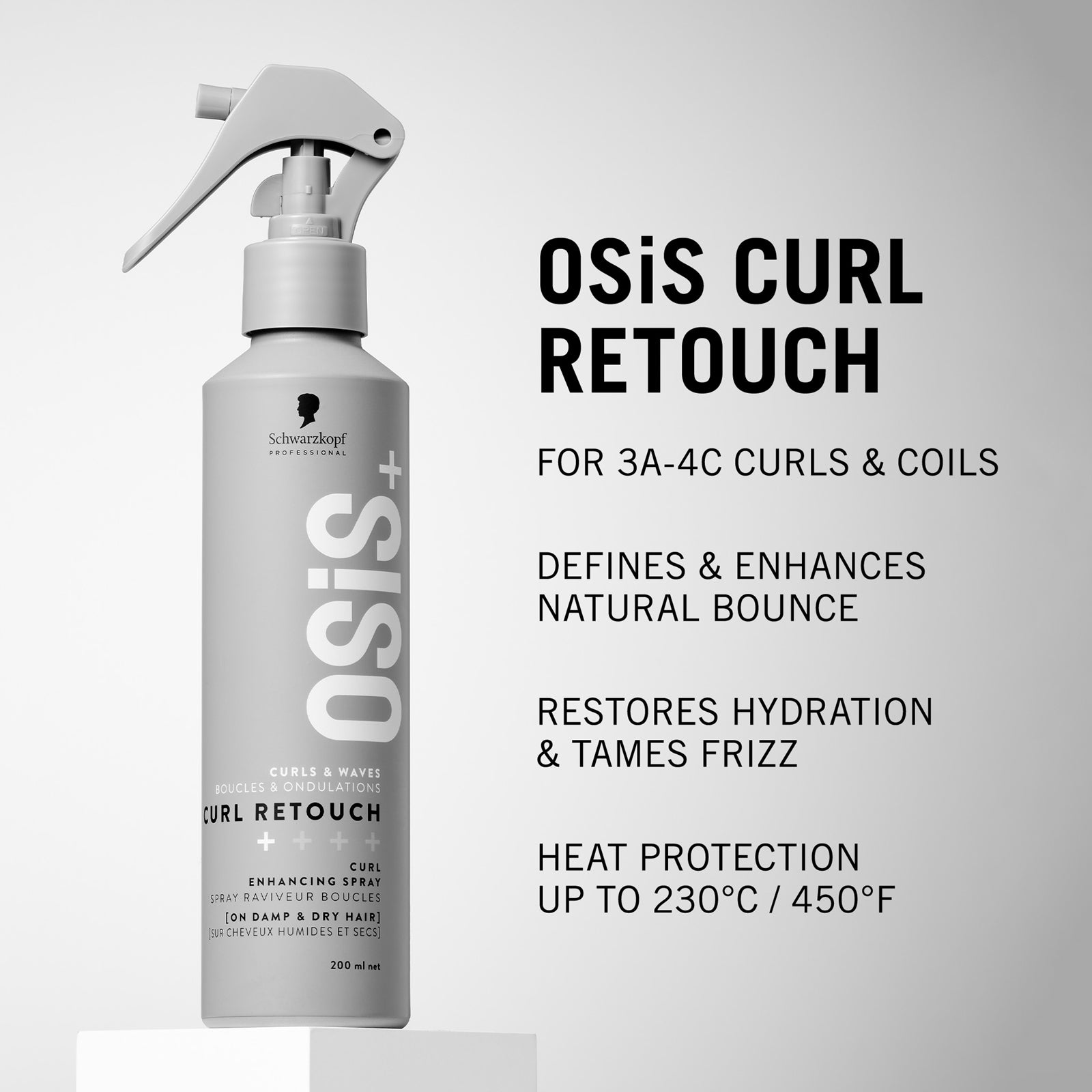Schwarzkopf Professional Osis Curl Retouch Curl Enhancing Spray 200ml benefits