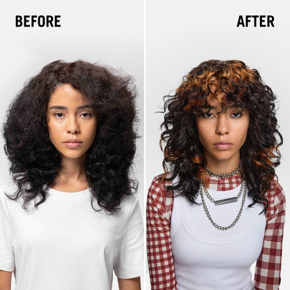 Schwarzkopf Professional Osis Curl Retouch Curl Enhancing Spray 200ml before and after