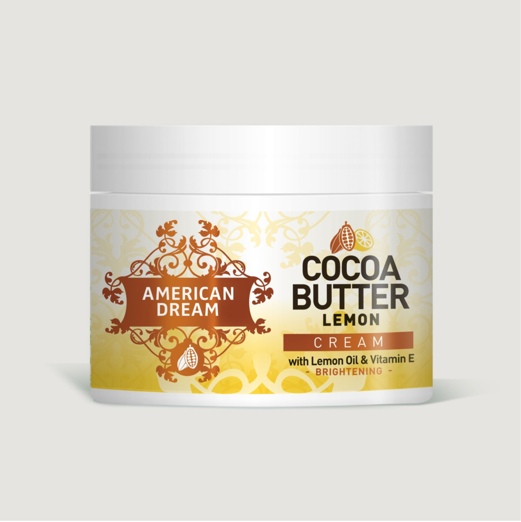 American Dream Cocoa Butter Lemon Cream with Lemon Oil & Vitamin E 500ml