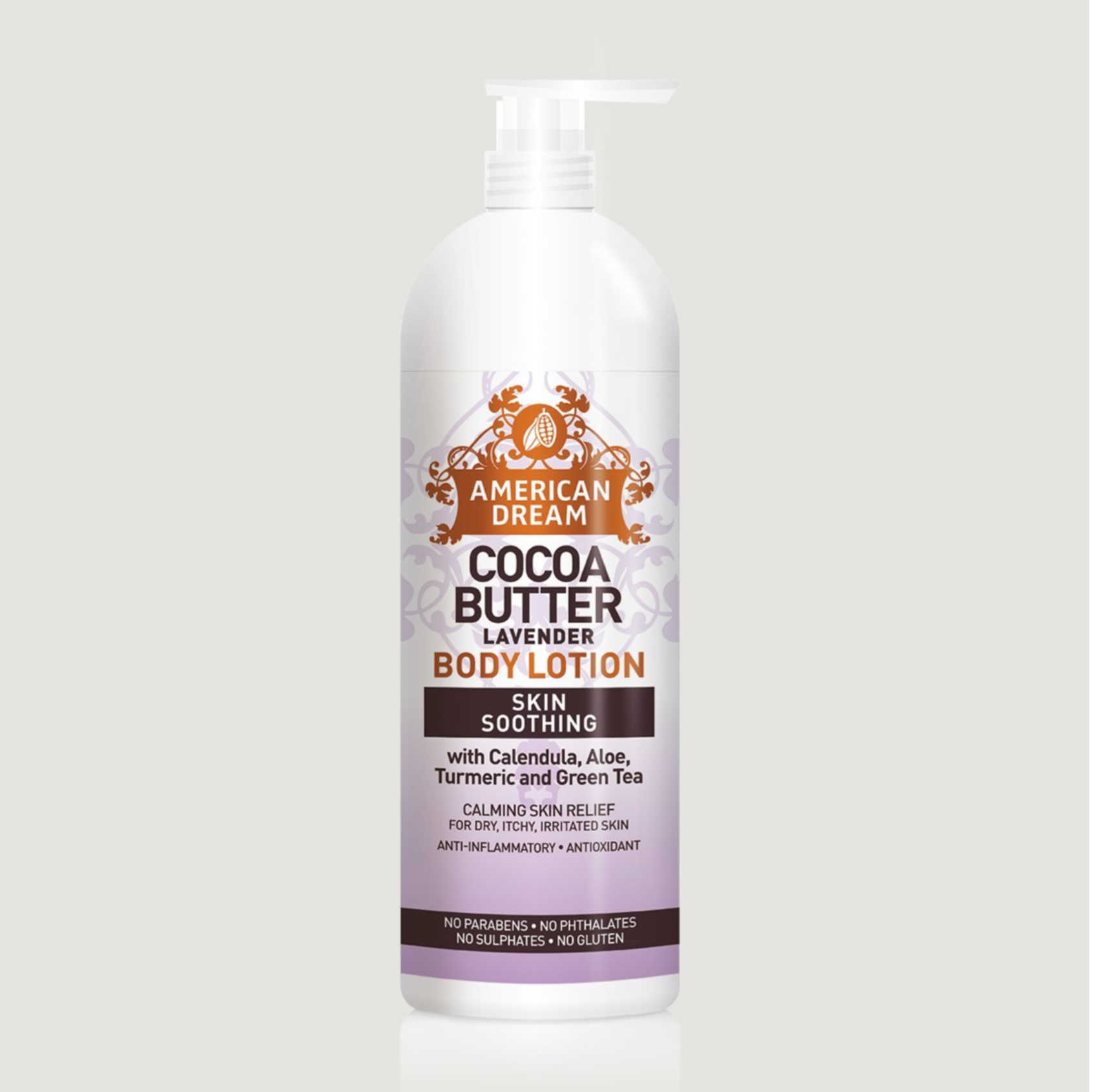 American Dream Cocoa Butter Lavender Lotion with Lavender Oil & Vitamin E 750ml