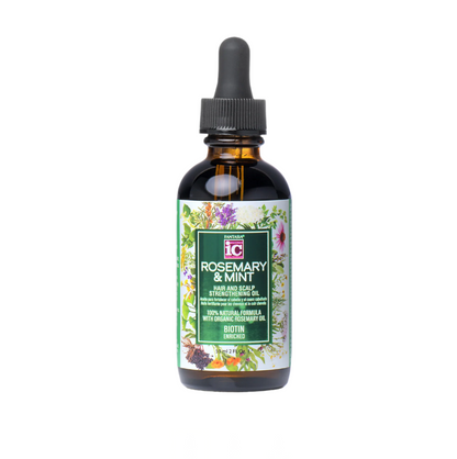 Fantasia IC Rosemary &amp; Mint Hair and Scalp Strengthening Oil Biotin Enriched 2oz