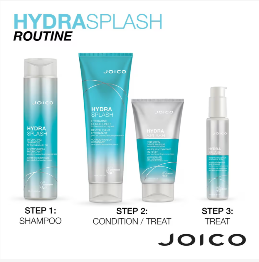 Joico HydraSplash Hydrating Shampoo for Fine/Medium, Dry Hair
