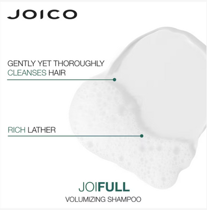 Joico JoiFULL Volumizing Shampoo for Plush, Long-Lasting Fullness
