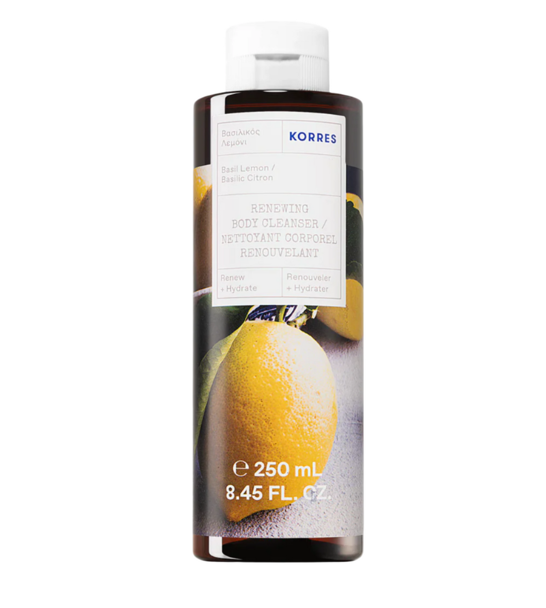 Korres Renewing Body Cleanser Basil Lemon 250ml