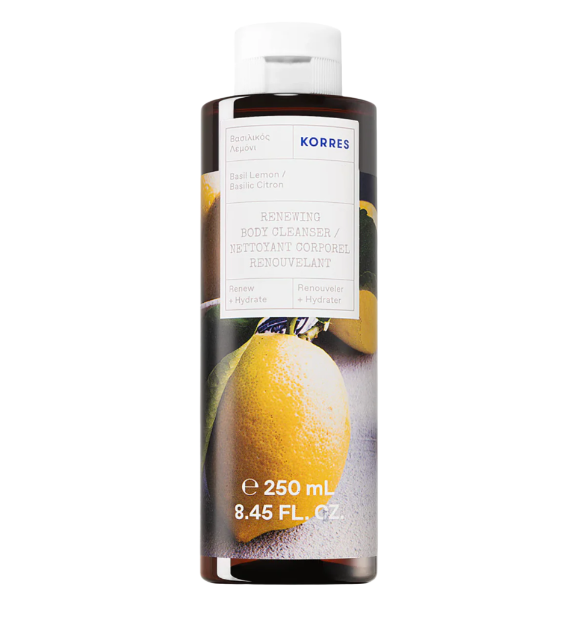 Korres Renewing Body Cleanser Basil Lemon 250ml
