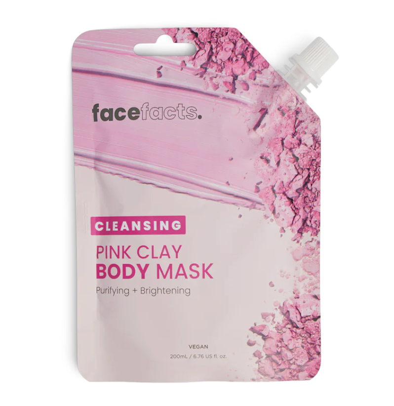 Facefacts Cleansing Pink Clay Body Mask
