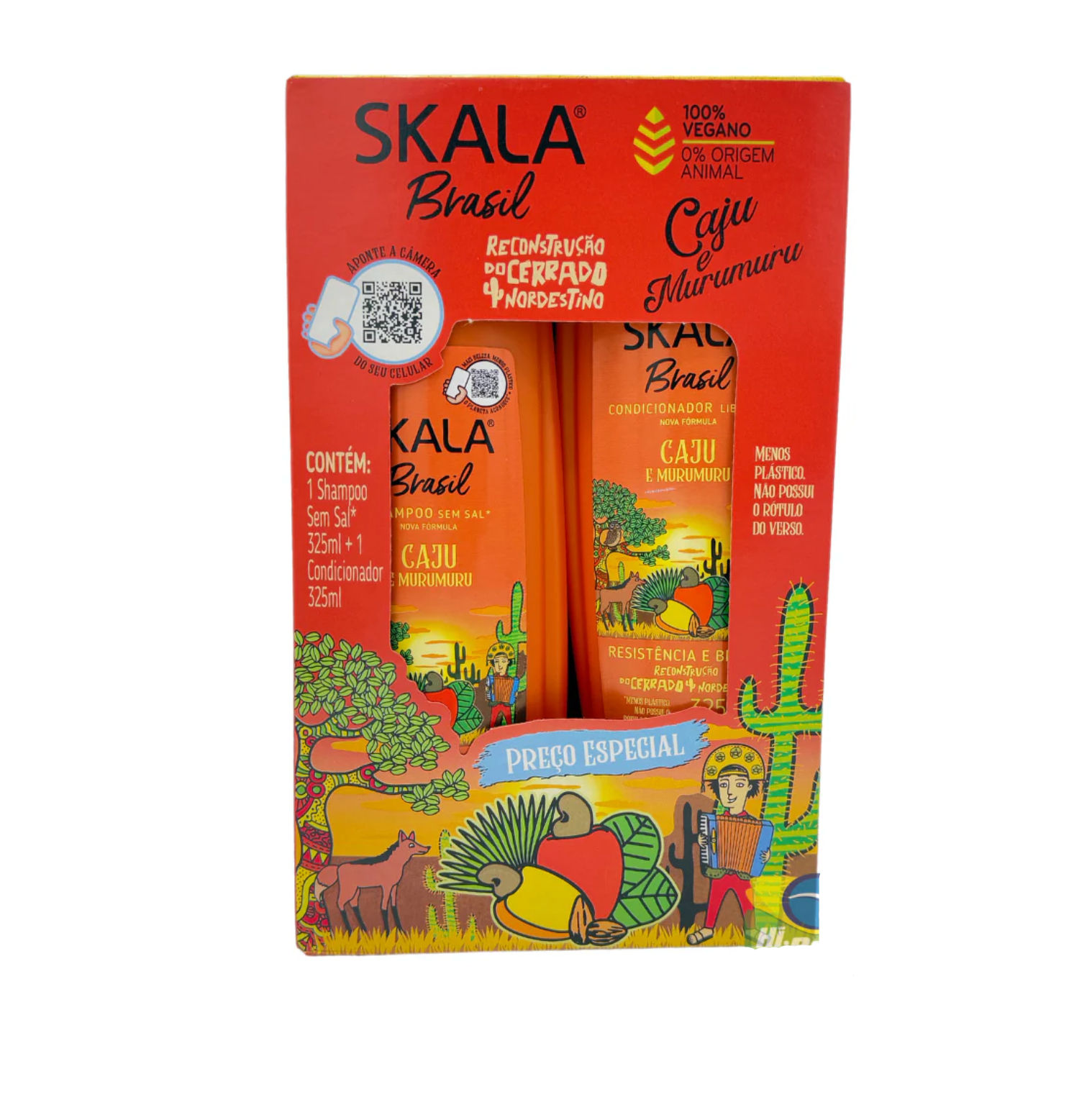 Skala Caju e Murumuru Shampoo & Conditioner Set - 2 x 325ml