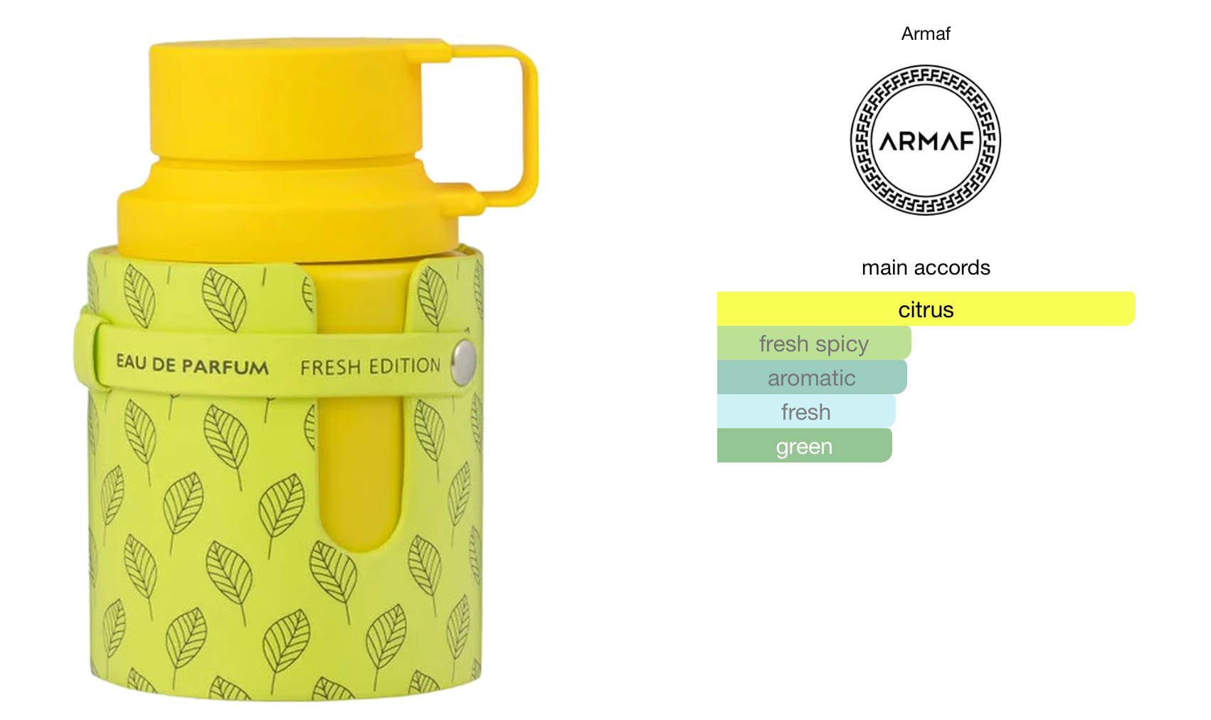 Armaf Odyssey Limoni Eau De Parfum 100ml